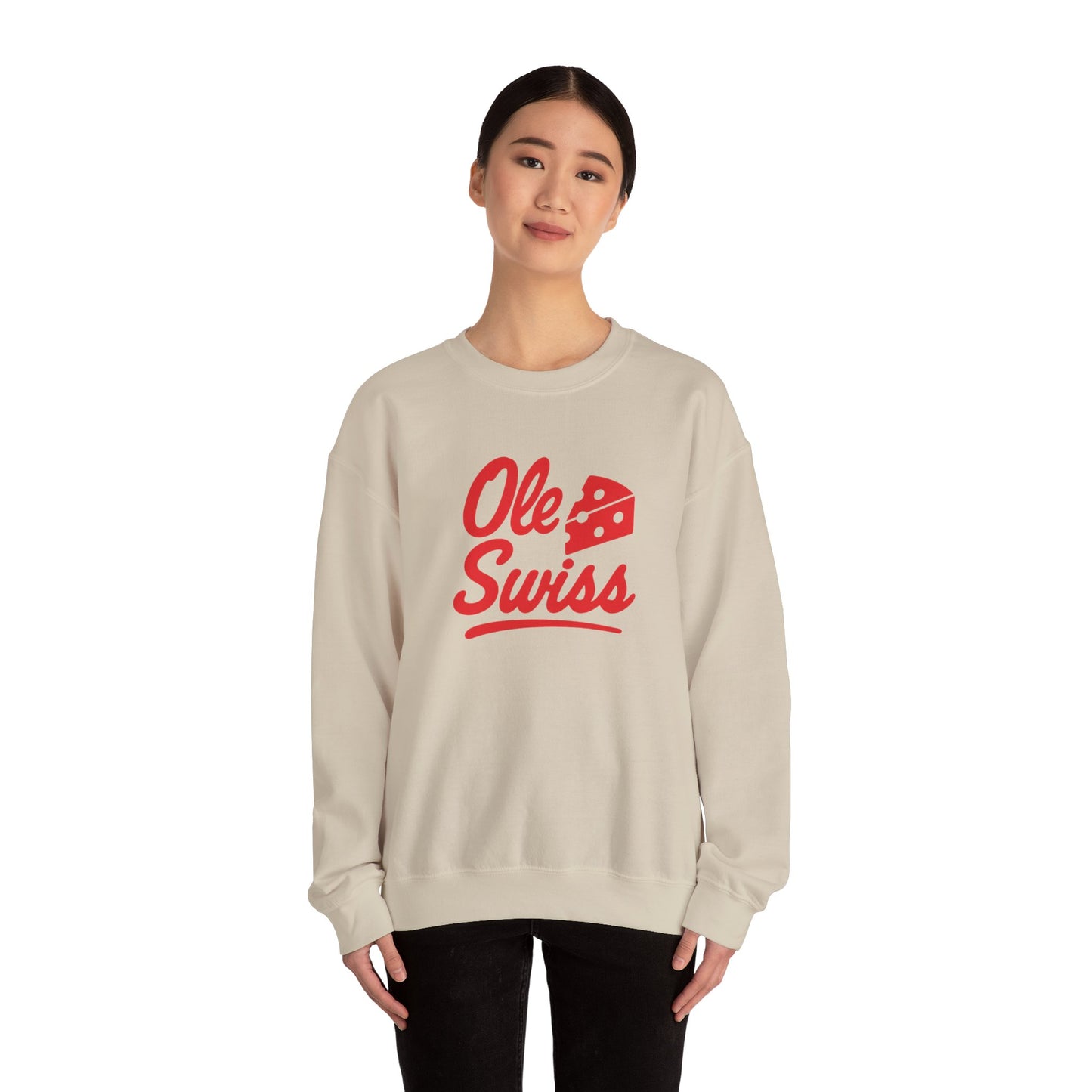 Ole Swiss Cheese Crewneck Sweatshirt